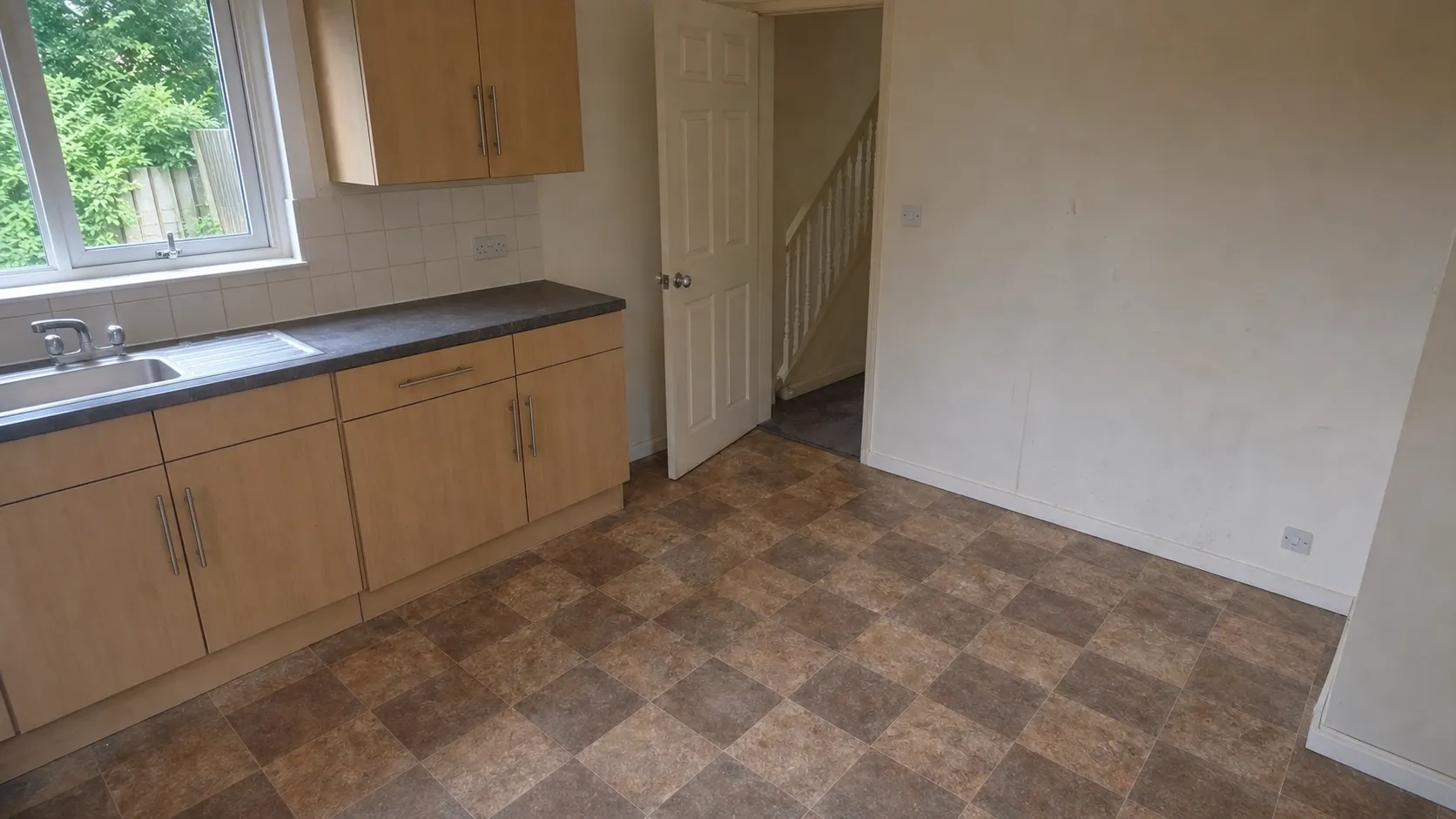London kitchen before and after Oxload appliance removal — after