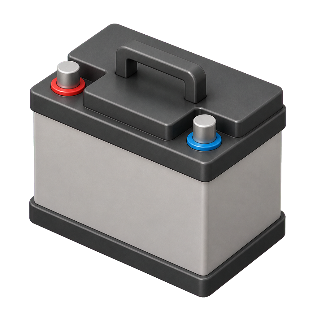 Car battery requiring specialist handling