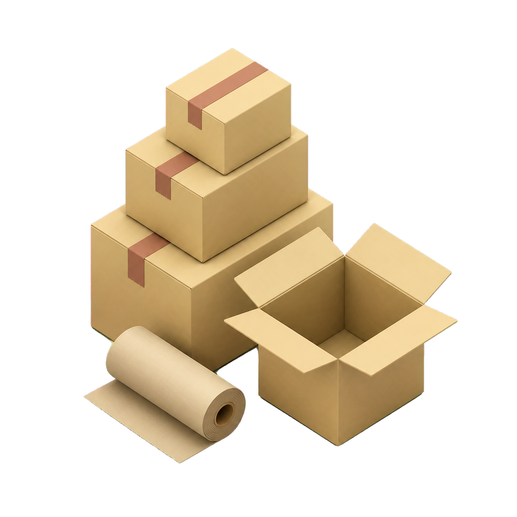 Boxes of household contents